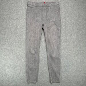 SPANX Ankle Jean-ish Leggings Gray Python Snakeskin Pattern Pull On Womens M
